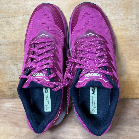 Hoka One One Torrent 2 Womens Size 9.5 Trail Running Shoes Festival Fuchsia - Picture 6 of 10